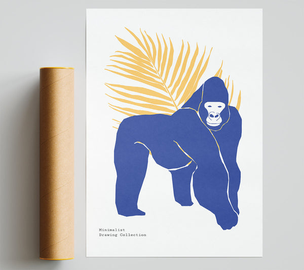 Simple Gorilla Poster
