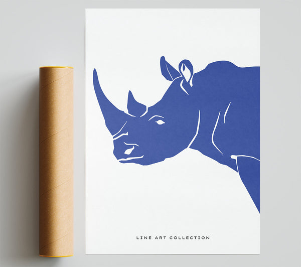 Blue Rhino Print