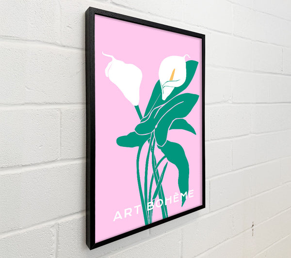 Lillies On Pink