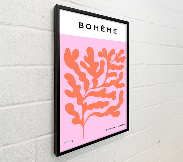 Orange Bohemian Leaves