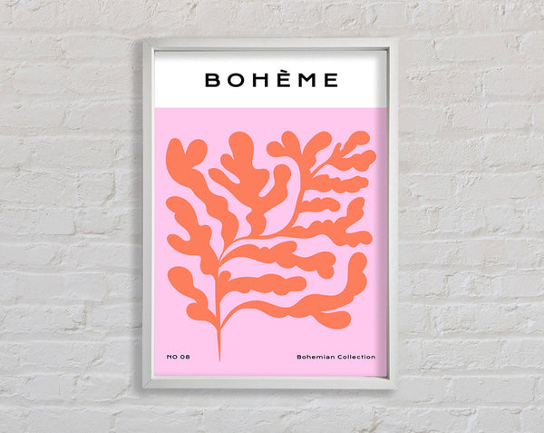 Orangefarbene böhmische Blätter