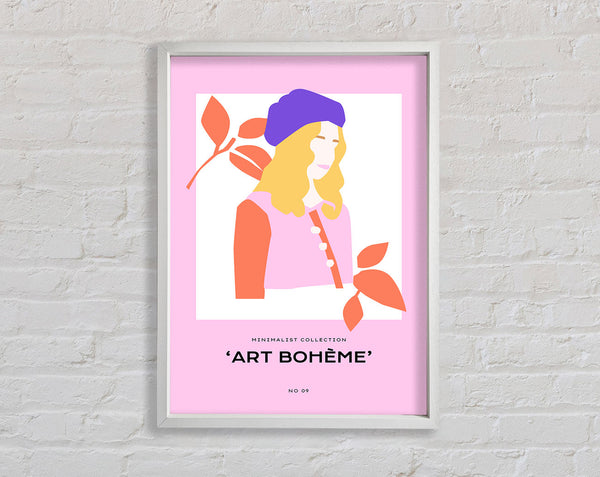French Fashion Framed Print