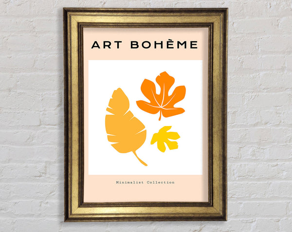 Autumn Leaves Boheme Framed Print