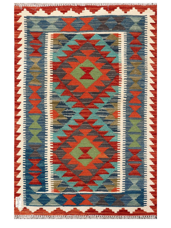 Maimana Afghanistan Kilim Rug - 121 x 80 cm