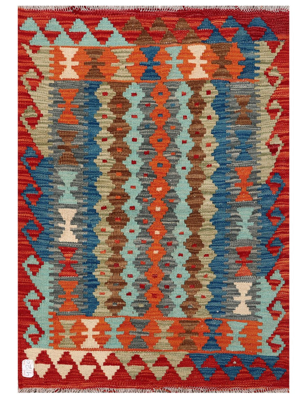 Maimana Afghanistan Kilim Rug - 121 x 85 cm