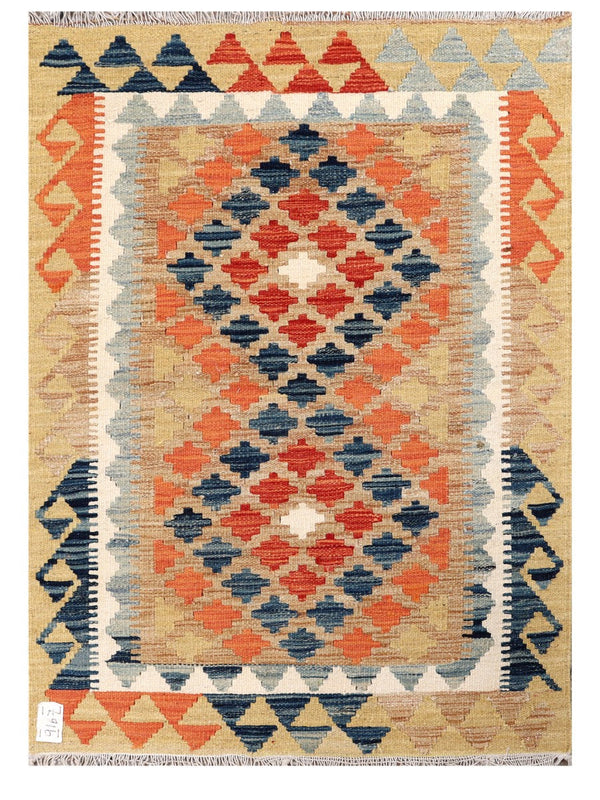 Maimana Afghanistan Kilim Rug - 118 x 85 cm