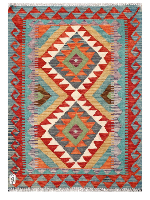 Maimana Afghanistan Kilim Rug - 118 x 84 cm