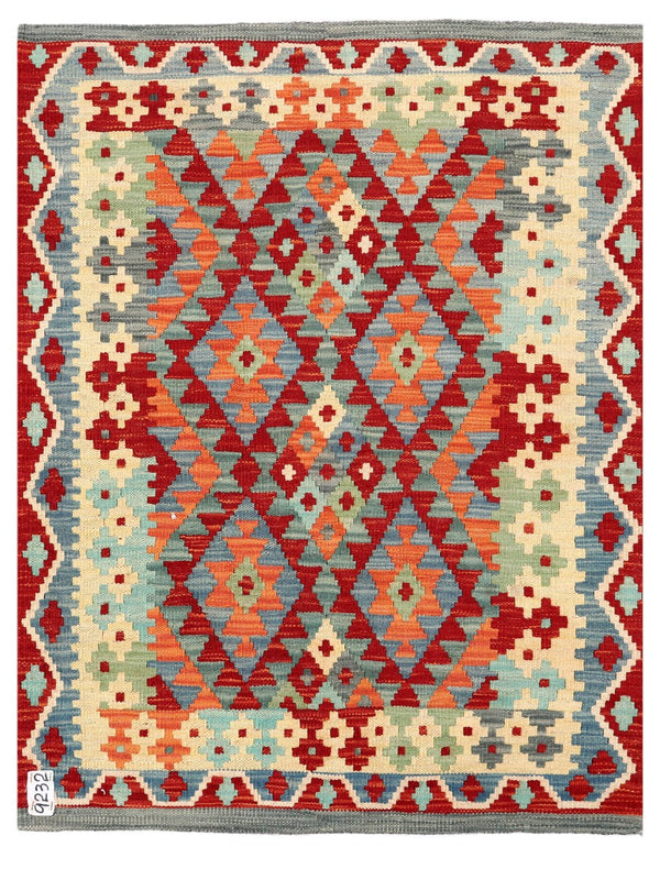 Maimana Afghanistan Kilim Rug - 119 x 90 cm