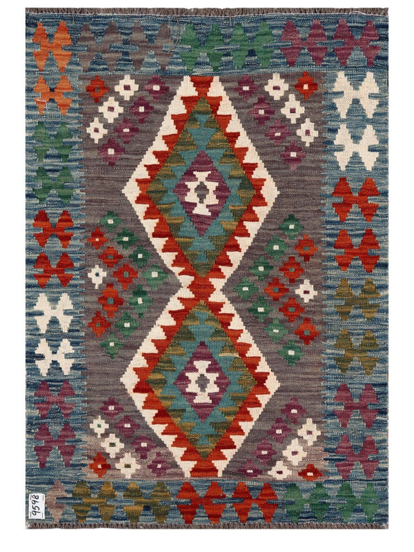 Maimana Afghanistan Kilim Rug - 122 x 85 cm