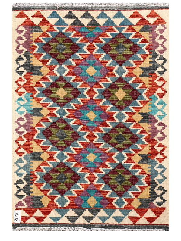 Maimana Afghanistan Kilim Rug - 119 x 82 cm