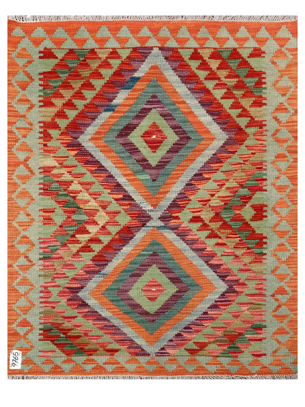 Maimana Afghanistan Kilim Rug - 119 x 95 cm