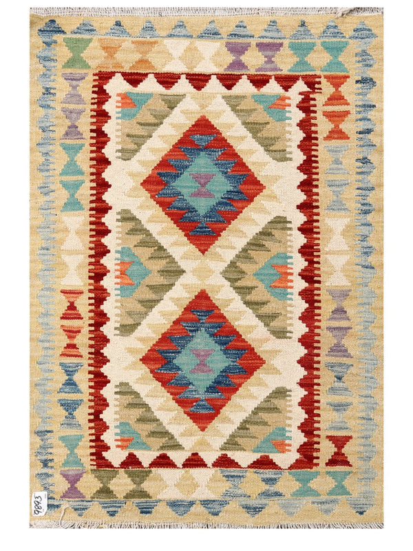 Maimana Afghanistan Kilim Rug - 125 x 85 cm