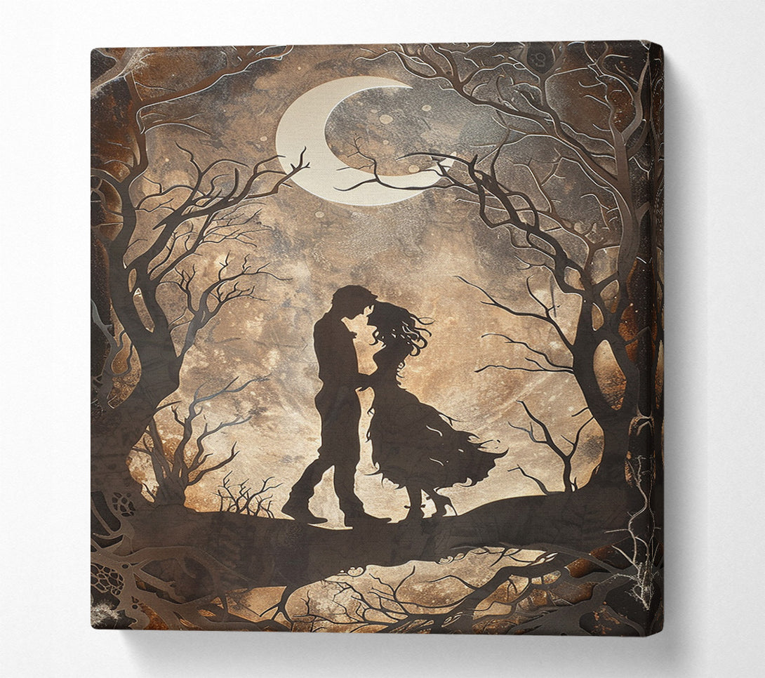  A Canvas Print of A Couples Dark Night Canvas Print