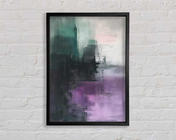 Abstract Greens Framed Print