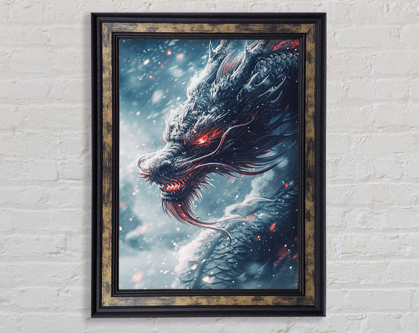 Angry Dragon Framed Print