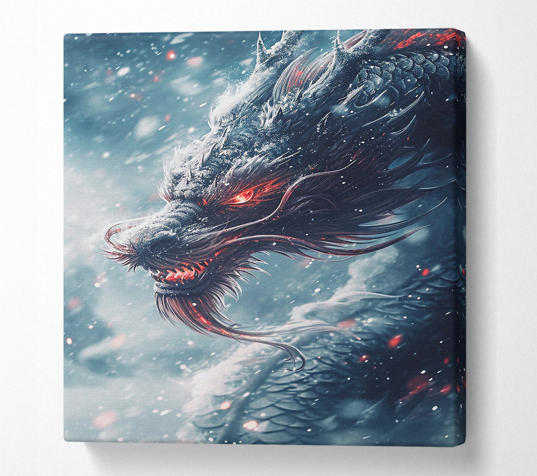  A Canvas Print of Angry Dragon Canvas Print