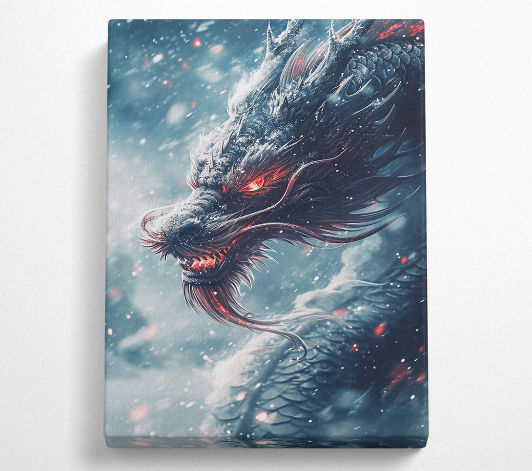  A Canvas Print of Angry Dragon Canvas Print