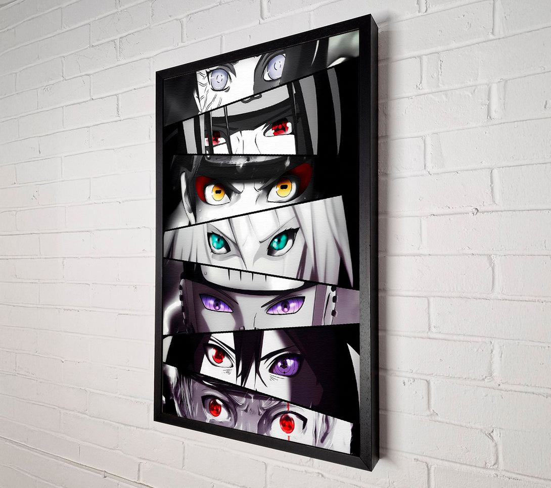  A Canvas Print of Anime Eyes Canvas Art