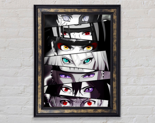 Anime Eyes Framed Print