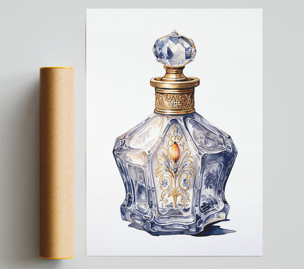 Antique Perfume Bottle Poster