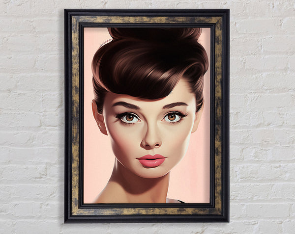 Audrey Hepburn Framed Print