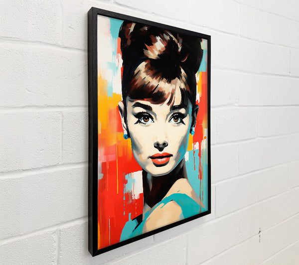 Audrey Hepburn Abstract