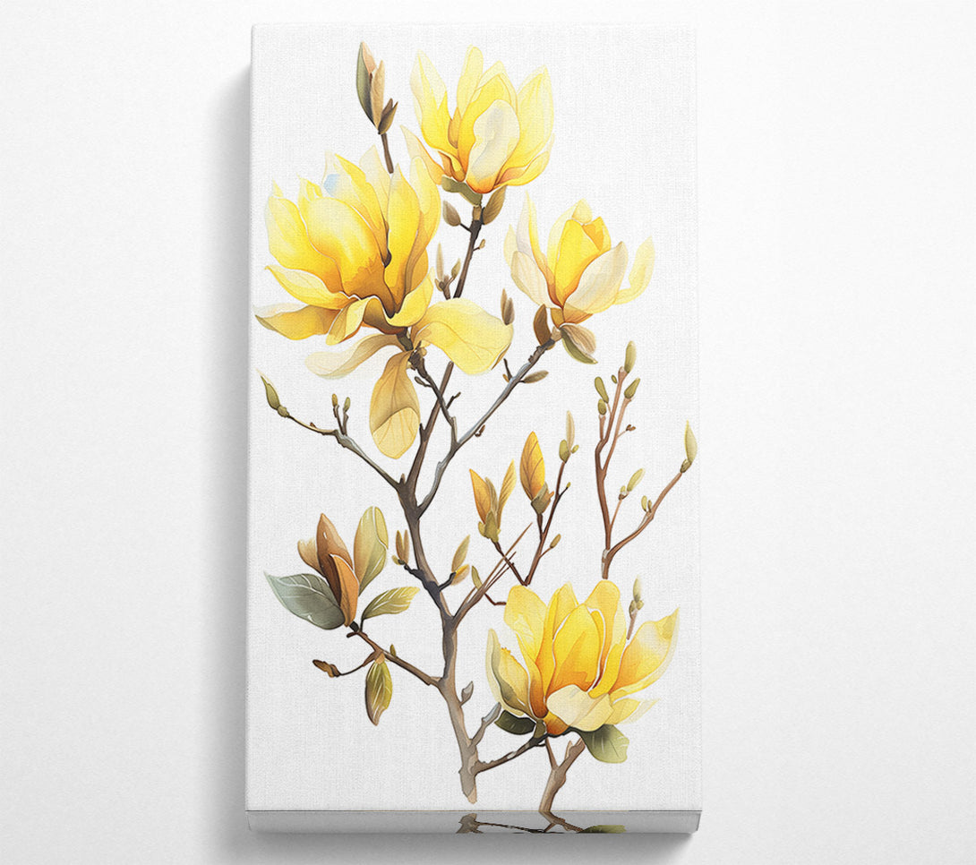  A Canvas Print of Autumn Flower Blossom Canvas Wall Art