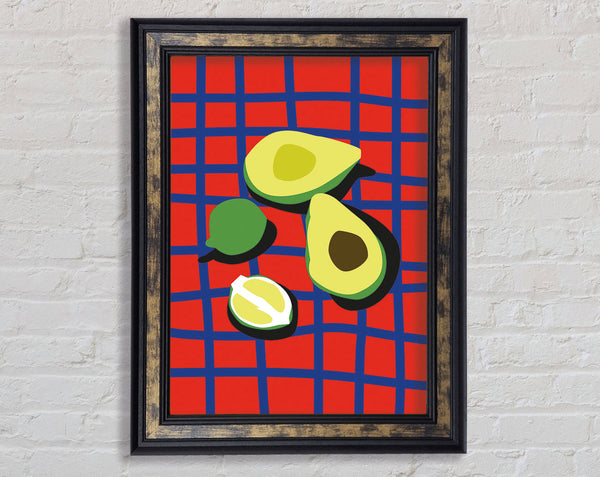 Avacado Bohemian Framed Print