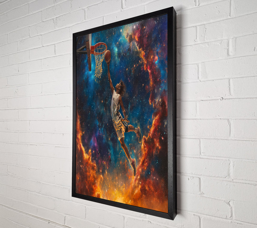  A Canvas Print of Basketball Shoot Canvas Art