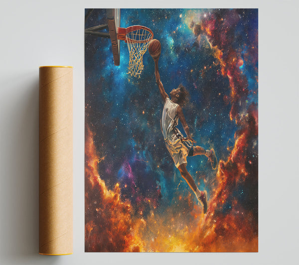 Basketball Shoot Print