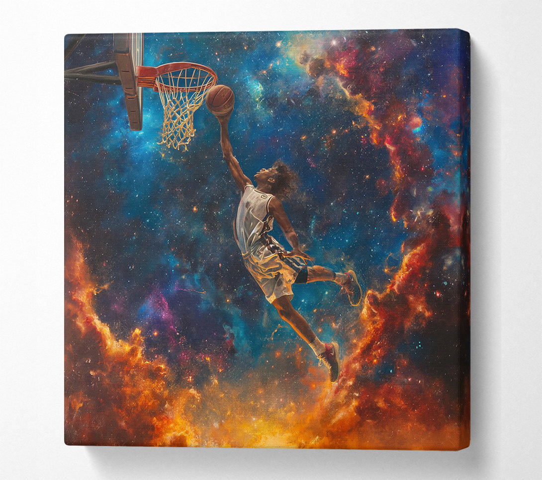  A Canvas Print of Basketball Shoot Canvas Art