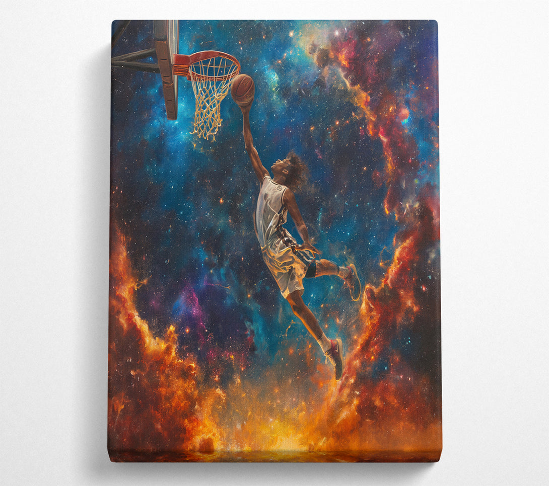  A Canvas Print of Basketball Shoot Canvas Art