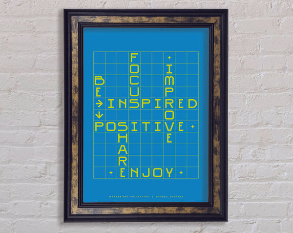 Be Inspired Framed Print