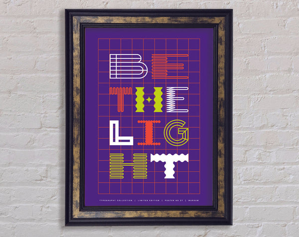 Be The Light Framed Print