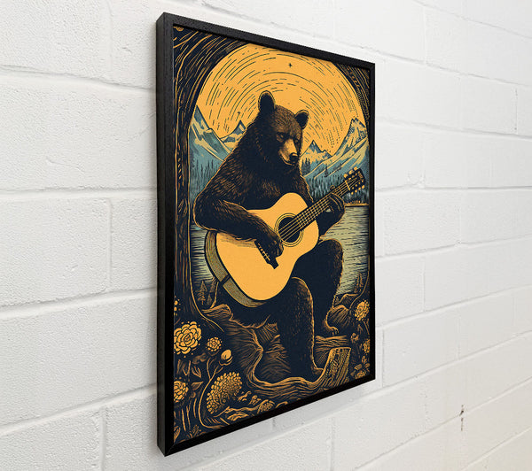 Bear Playing Guitar