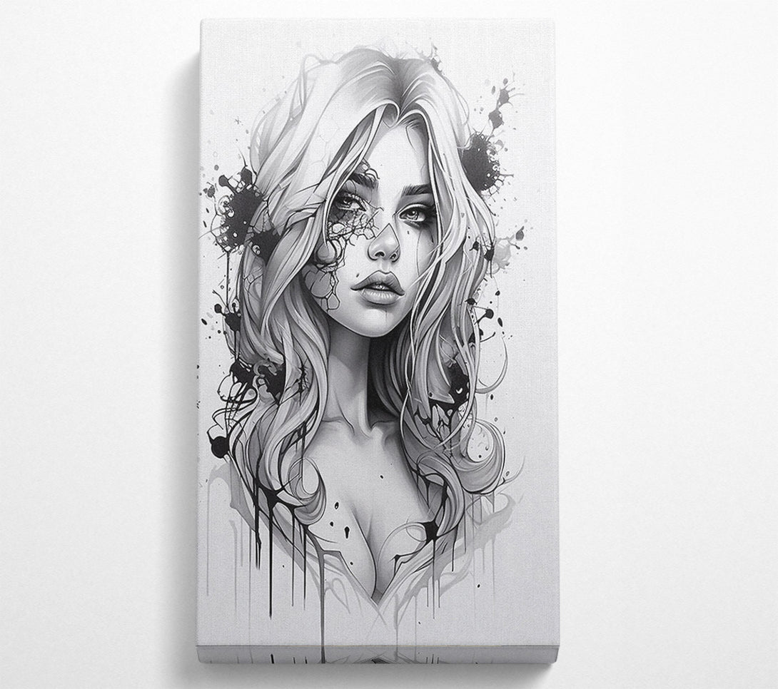  A Canvas Print of Beauty Art Woman Canvas Print