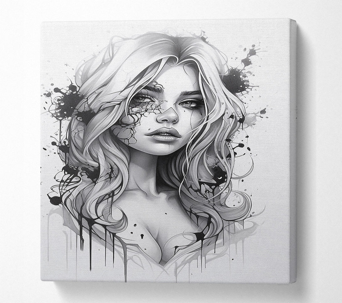  A Canvas Print of Beauty Art Woman Canvas Print