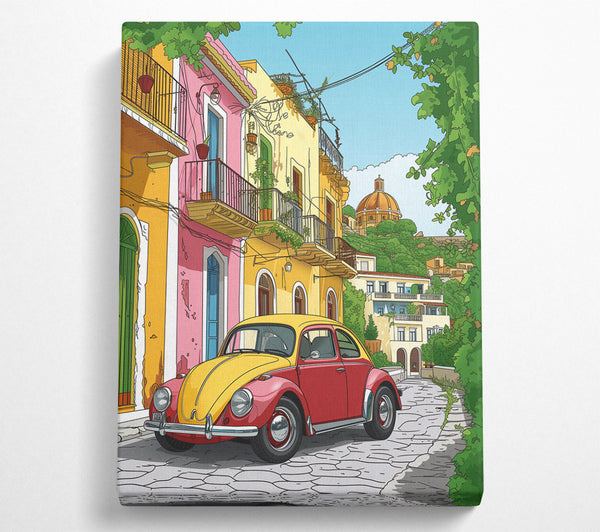  A Canvas Print of Beetle In Paradise Canvas Print