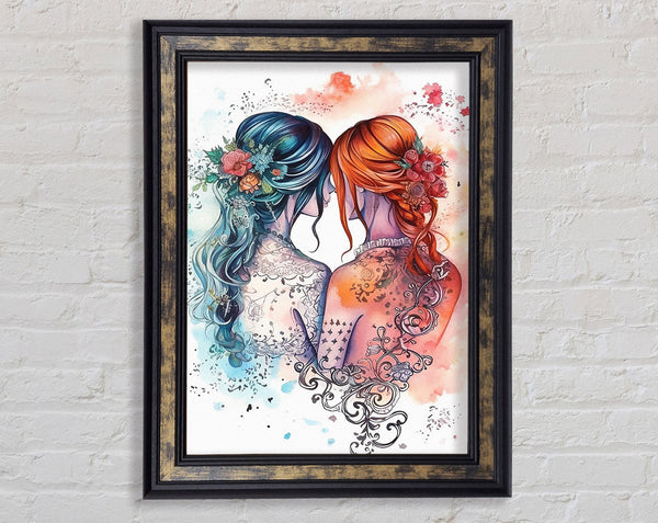 Best Friend Dream Framed Print
