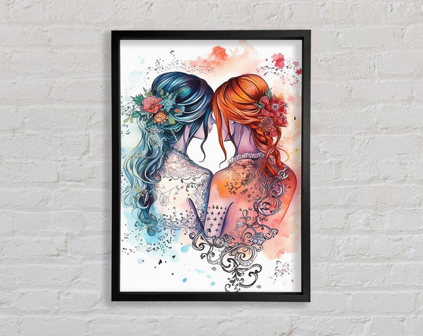 Best Friend Dream Framed Print