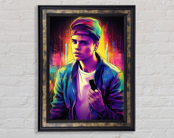 Bieber Fever Framed Print