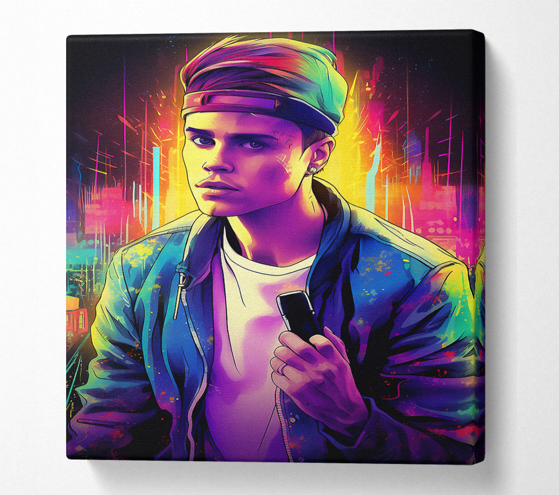  A Canvas Print of Bieber Fever Canvas Print