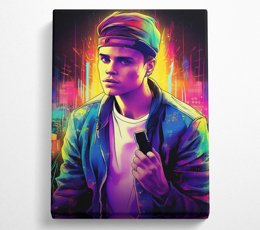  A Canvas Print of Bieber Fever Canvas Print