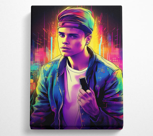  A Canvas Print of Bieber Fever Canvas Print