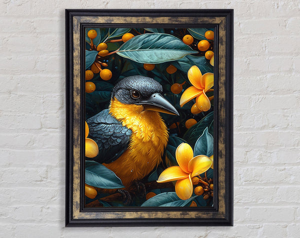 Bird Blossom Framed Print