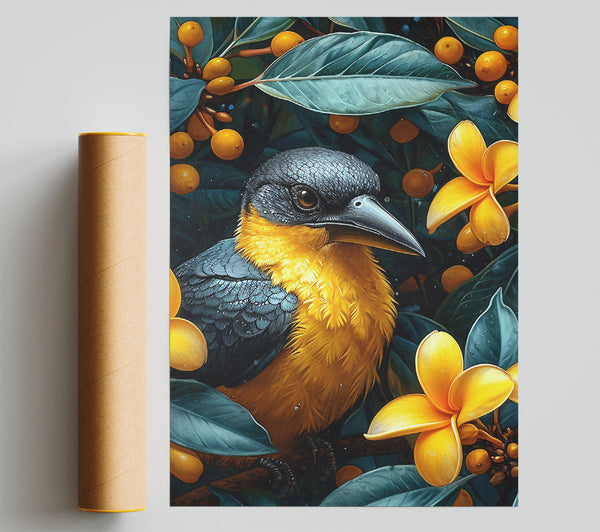 Bird Blossom Poster