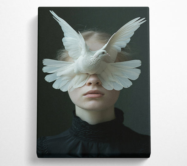  A Canvas Print of Birdface Canvas Art