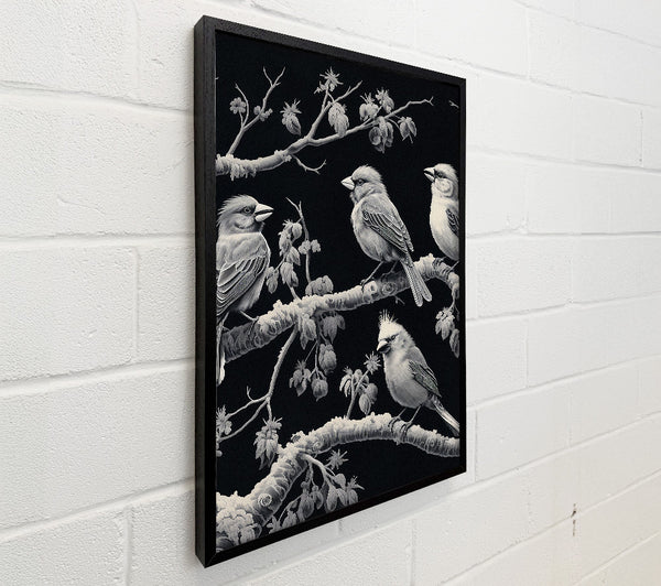 Birds In A Tree