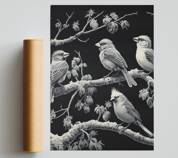 Birds In A Tree Print