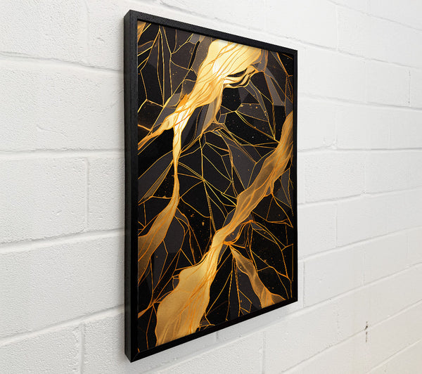 Black And Gold Marble